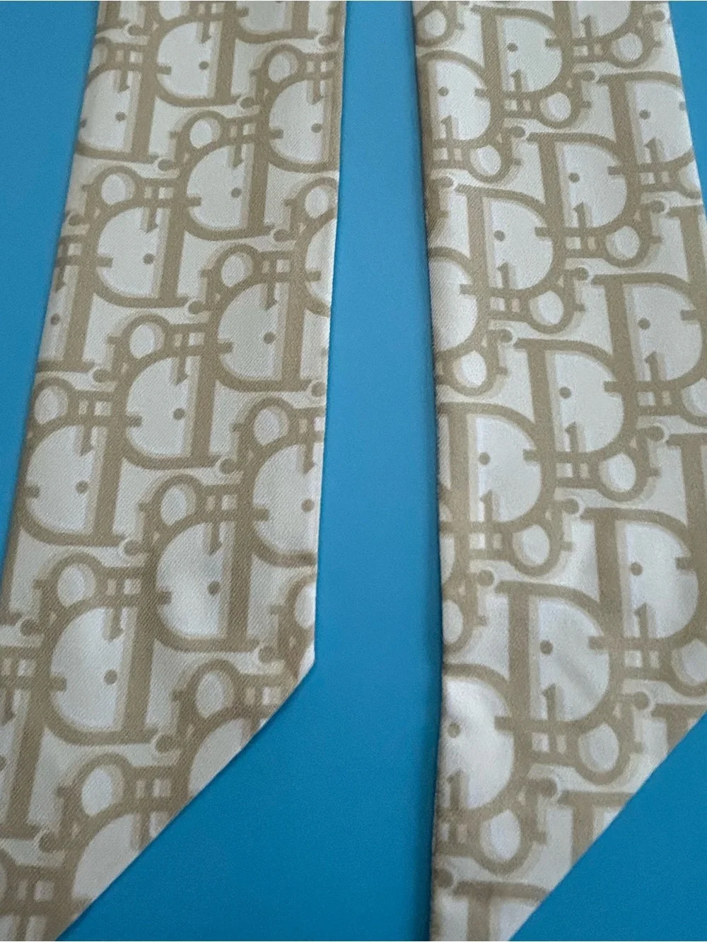 Christian Dior Toile De Jouy Sauvage Mitzah Silk Scarf Pink Ivory Logo